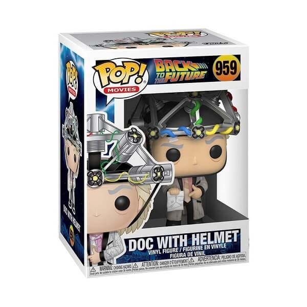 Funko POP Movies Back to the Future - Doc with Helmet 959 Vinyl Figure