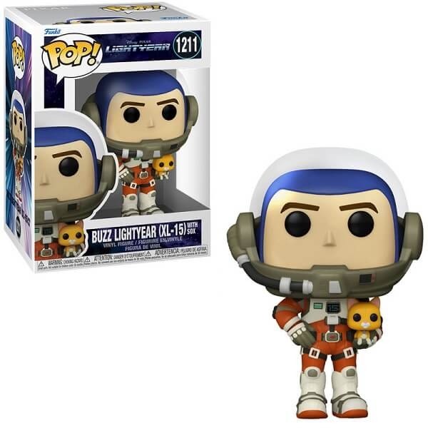 Funko POP Disney Pixar Lightyear - Lightyear Buzz (XL15) with Sox 1211 Vinyl Figure