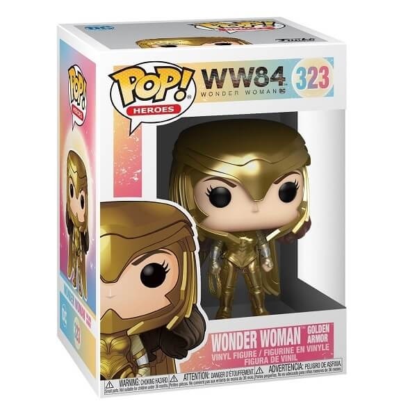 Funko POP Wonder Woman 1984 (Gold Power Pose) 323 Vinyl Figure 