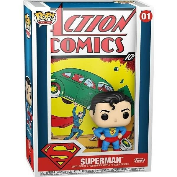 Funko POP Comic Covers Action Comics - Superman 01 Vinyl Figure