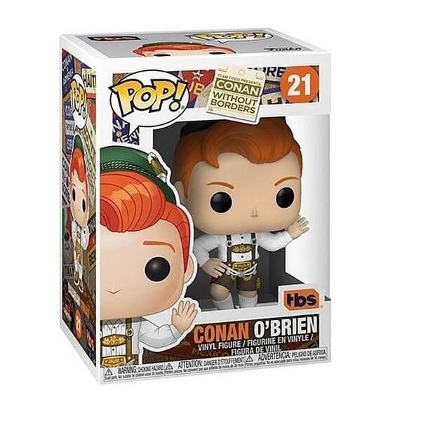 Funko POP Conan Without Boarders - Conan O'Brien (Bavarian) 21 Vinyl Figure