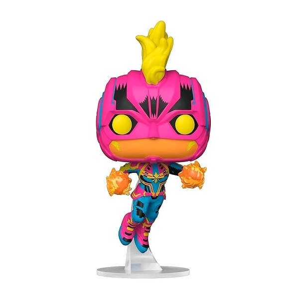 Funko POP Marvel Captain Marvel – Captain Marvel 908 Bobble-Head GITD (Special Edition) 