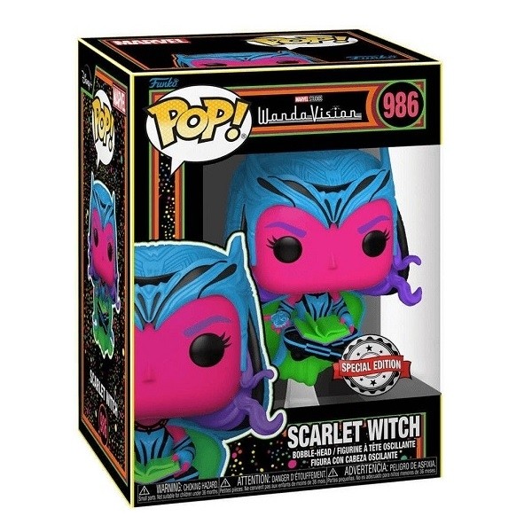 Funko POP Marvel Wanda Vision - Scarlet Witch 986 Bobble-Head GITD (Special Edition)