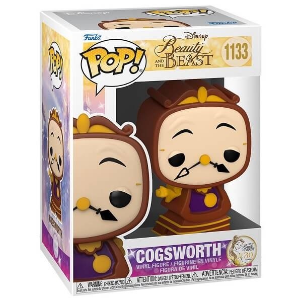 Funko POP Disney Beauty and the Beast - Cogsworth 1133 Vinyl Figure
