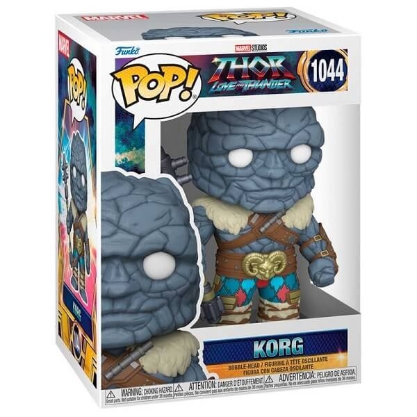 Funko POP Marvel Thor Love and Thunder - Korg 1043 Bobble-Head