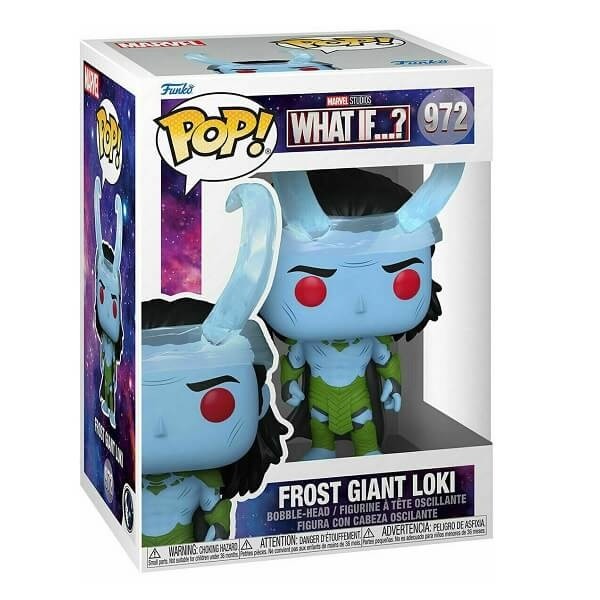 Funko POP Marvel What If? - Frost Giant Loki 972 Bobble-Head