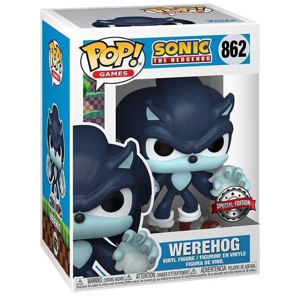 Funko POP Games Sonic the Hedgehod - Werehog 862 Vinyl Figure Special Edition