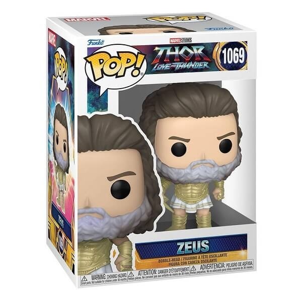 Funko POP Marvel Thor Love and Thunder - Zeus 1069 Bobble-Head