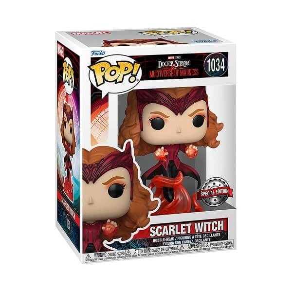 Funko Pop Doctor Strange in the Multiverse of Madness – Scarlet Witch (Flying) 1034 Bobble-Head Special Edition