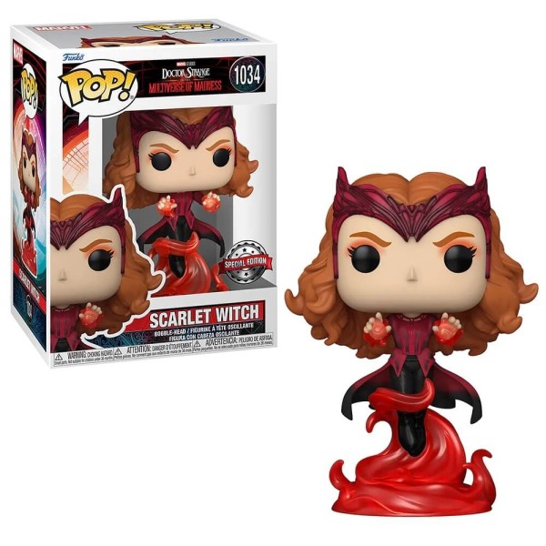 Funko Pop Doctor Strange in the Multiverse of Madness – Scarlet Witch (Flying) 1034 Bobble-Head Special Edition