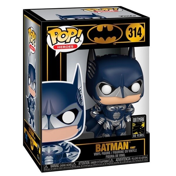 Funko POP Heroes Batman 80th Anniversary - Batman (1997) 314 Vinyl Figure 
