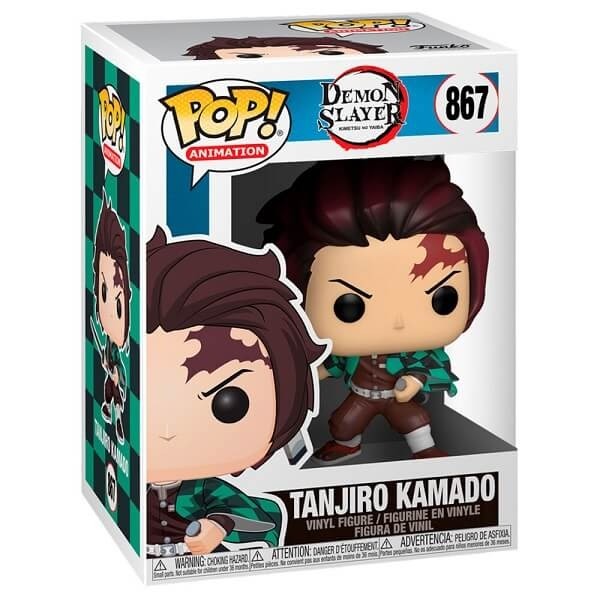 Funko POP Animation Demon Slayer - Tanjiro Kamado 867 Vinyl Figure