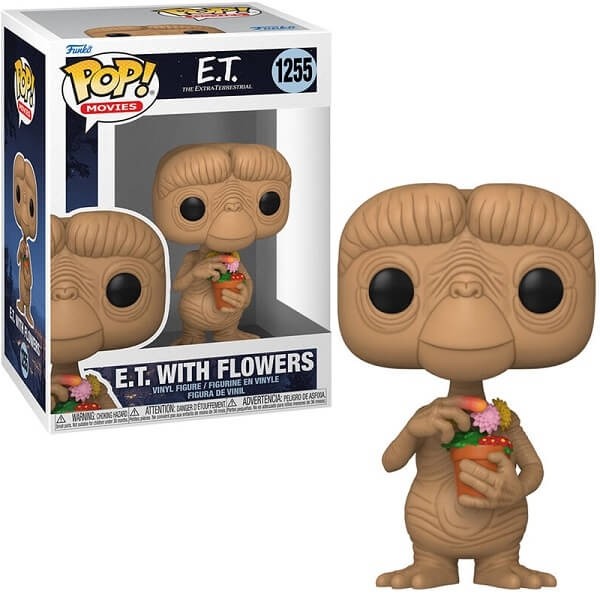 Funko POP Movies E.T. The Extraterrestrial - E.T with Flowers 1255 Vinyl Figure 
