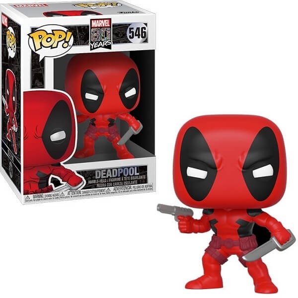 Funko POP Marvel 80 Years - Deadpool 546 Bobble-Head