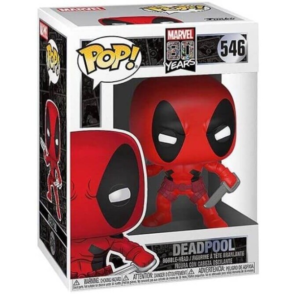 Funko POP Marvel 80 Years - Deadpool 546 Bobble-Head