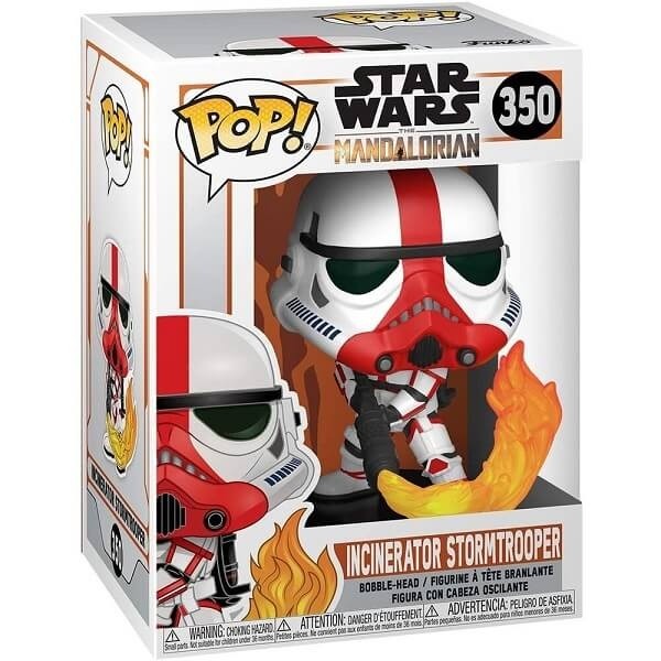 Funko POP Star Wars The Mandalorian - Incinerator Stormtrooper 350 Vinyl Figure