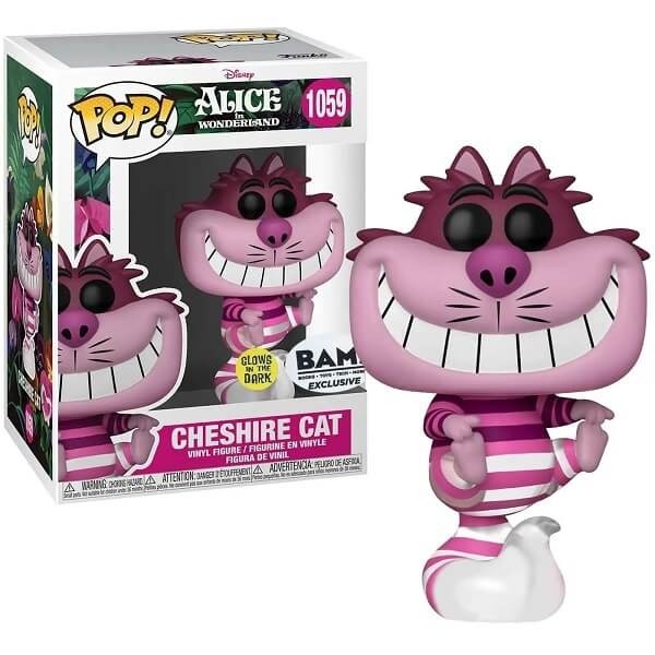 Funko POP Alice in Wonderland 70th Anniversary - Cheshire Cat 1059 Vinyl Figure GiTD Exclusive 