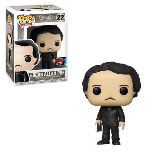 Funko POP Icons - Edgar Allan Poe 22 Vinyl Figure NYCC 2019 Exclusive