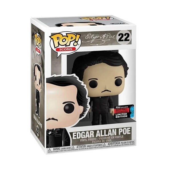 Funko POP Icons - Edgar Allan Poe 22 Vinyl Figure NYCC 2019 Exclusive