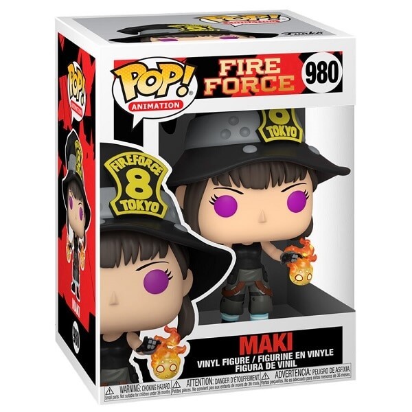 Funko POP Animation Fire Force - Maki 980 Vinyl Figure
