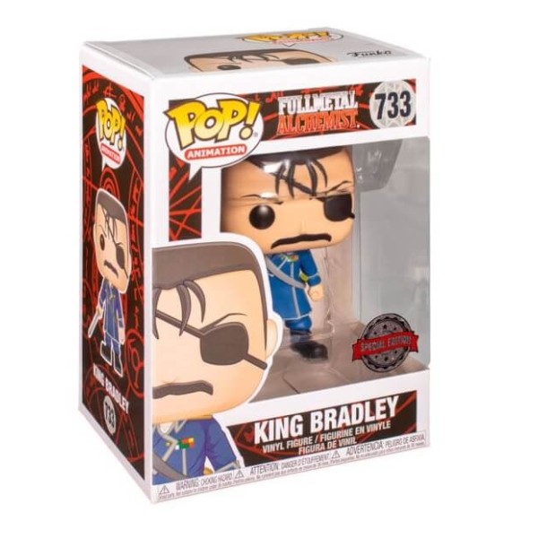 Funko POP Animation Fullmetal Alchemist - King Bradley 733 Vinyl Figure Exclusive