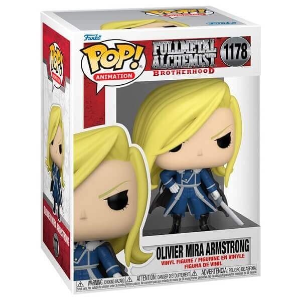 Funko POP Animation Fullmetal Alchemist Brotherhood - Olivier Mira Armstrong 1178 Vinyl Figure