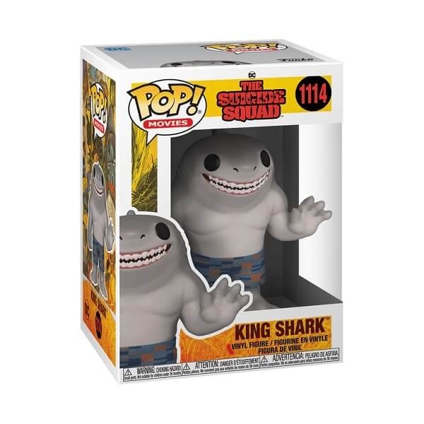 Funko POP Heroes The Suicide Squad - King Shark 1108 Vinyl Figure 