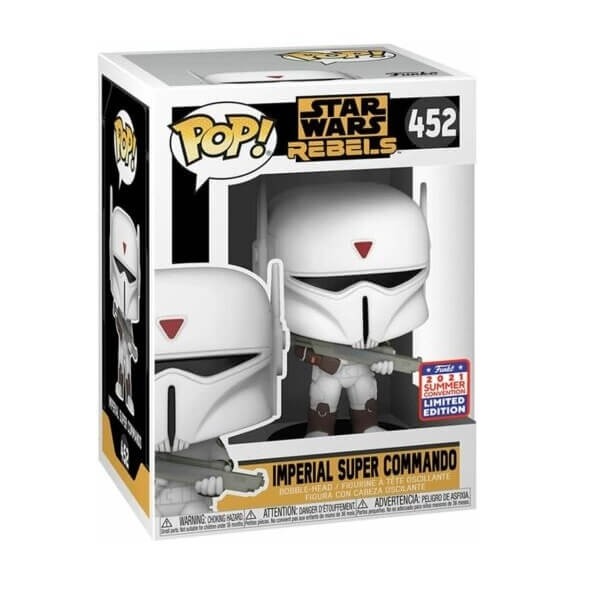 Funko POP Star Wars Rebels - Imperial Super Commando 452 Bobble-Head SDCC 2021 Exclusive
