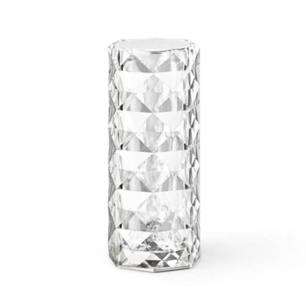 Φωτιστικό Πορτατίφ LED - Rose Diamond Table Touch Lamp 8,5x8,5x22 εκ. Διάφανο
