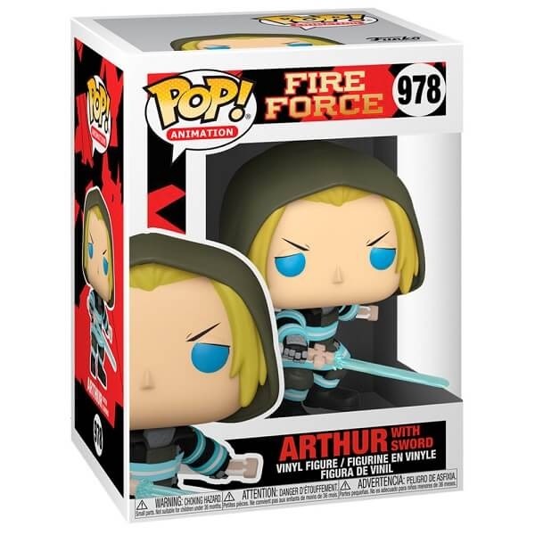 Funko POP Animation Fire Force - Arthur with Sword 978 Vinyl Figure