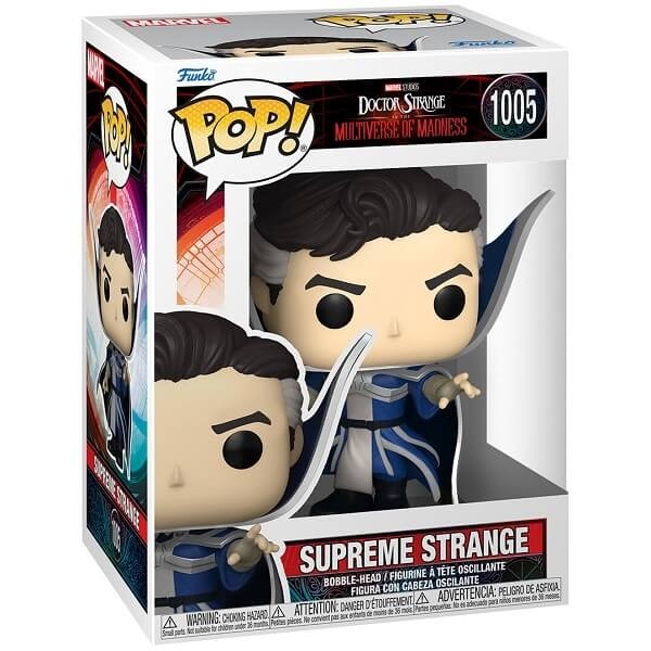 Funko POP Marvel Doctor Strange in the Multiverse of Madness - Supreme Strange 1005 Bobble-Head