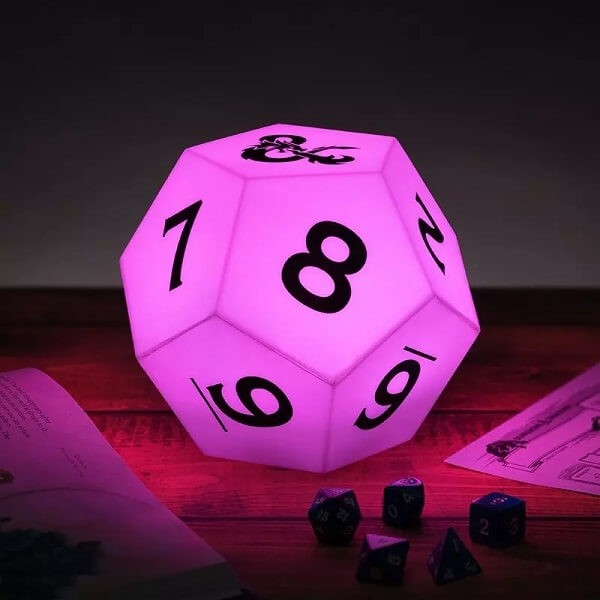 Paladone Διακοσμητικό Φωτιστικό Dungeons & Dragons D12 Ζάρι Multi Color Light