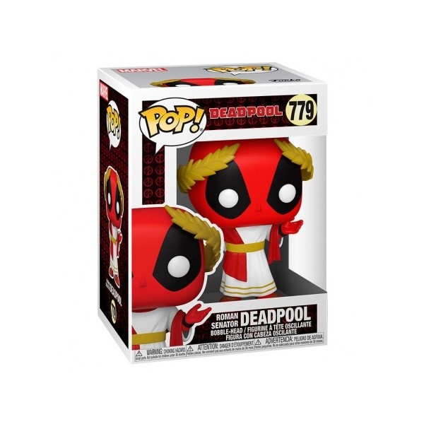 Funko POP Marvel Deadpool - Roman Senator Deadpool 779 Bobble-Head 