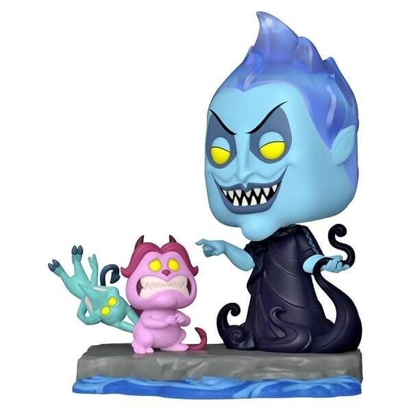 Funko POP Deluxe Disney Villains Assmble - Hades with Pain and Panic 1203 Exclusive Figure 