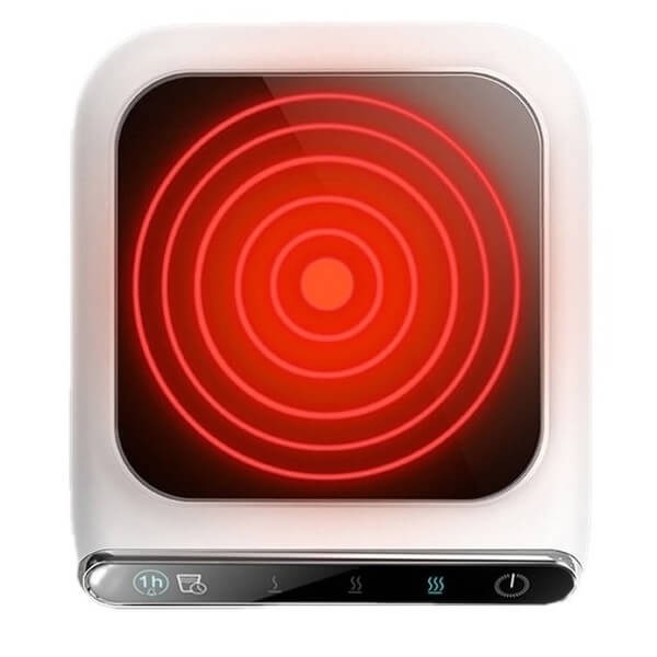 Θερμαινόμενη Βάση Ρυθμιζόμενης Έντασης - Λευκό