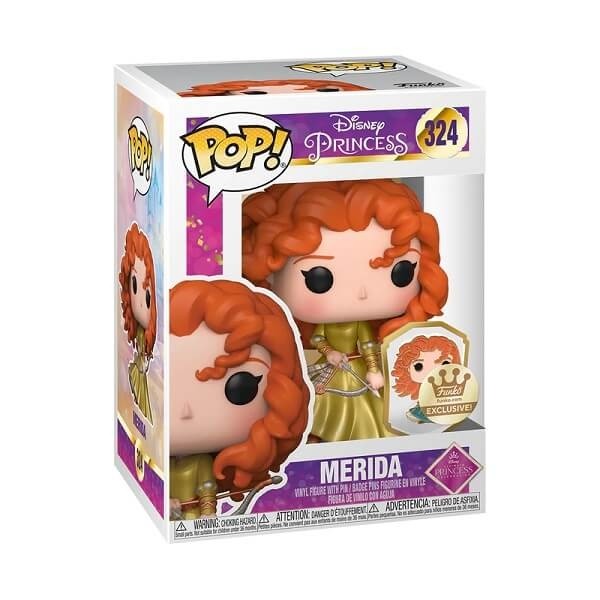 Funko POP Disney Princess - Merida with Pin 324 Vinyl Figure Exclusive