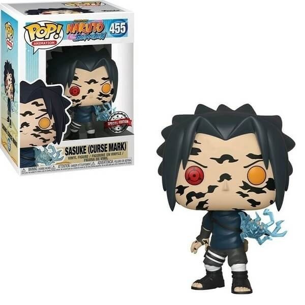 Funko POP Animation Naruto Shippuden - Sasuke (Curse Mark) 455 Vinyl Figure Exclusive 