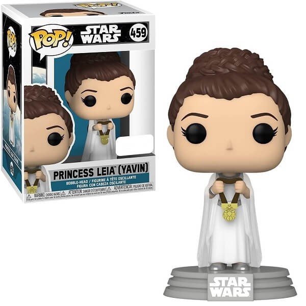 Funko POP Movies Star Wars - Princess Leia (Yavin) 459 Bobble-Head Exclusive