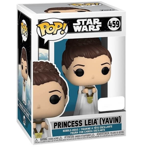 Funko POP Movies Star Wars - Princess Leia (Yavin) 459 Bobble-Head Exclusive