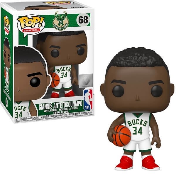 Funko POP NBA Milwaukee Bucks - Giannis Antetokounmpo 68 Vinyl Figure 