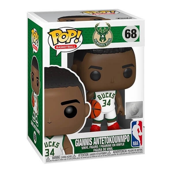 Funko POP NBA Milwaukee Bucks - Giannis Antetokounmpo 68 Vinyl Figure 