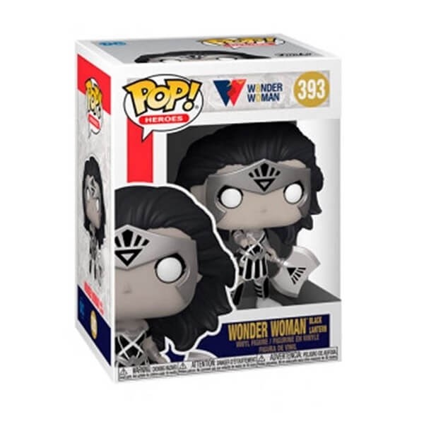 Funko POP Heroes Wonder Woman - Wonder Woman Black Lantern GiTD 393 Vinyl Figure Exclusive