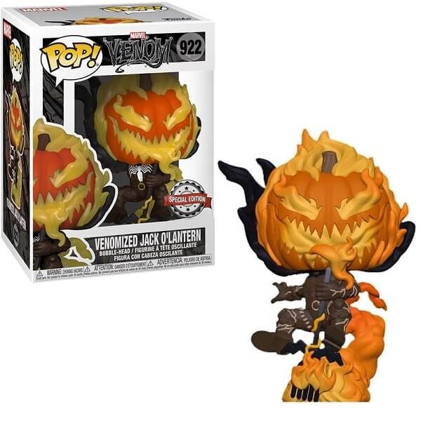 Funko POP Marvel Venom - Venomized Jack O'Lantern 922 Bobble-Head Exclusive