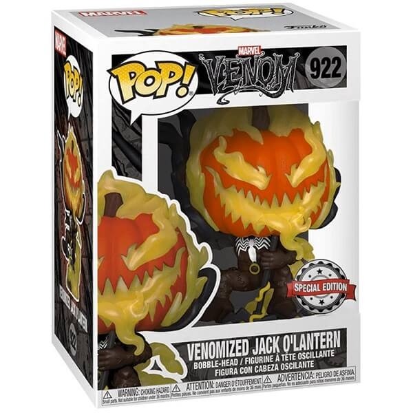Funko POP Marvel Venom - Venomized Jack O'Lantern 922 Bobble-Head Exclusive