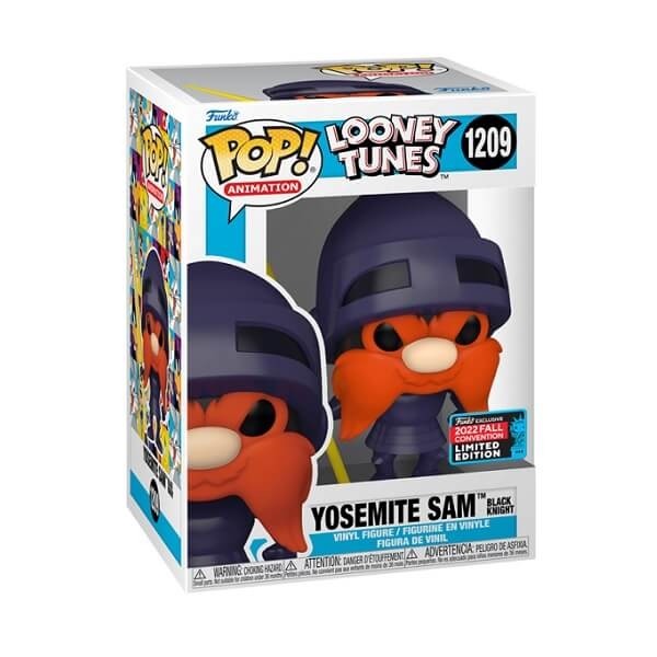 Funko POP Animation Looney Tunes - Yosemite Sam (Black Knight) 1209 Vinyl Figure 2022 NY Fall Convention Exclusive