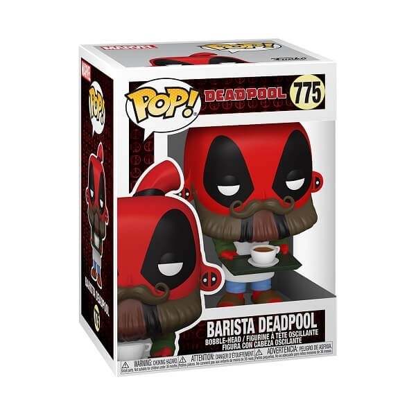 Funko POP Marvel Deadpool - Barista Deadpool 775 Bobble-Head 