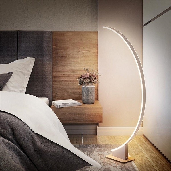 Ελλειπτικό Επιδαπέδιο Ατμοσφαιρικό Φωτιστικό LED με Τηλεχειρισμό Λευκό