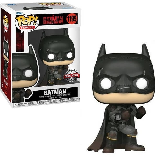 Funko POP Movies The Batman - Batman (Battle Damaged) 1195 Vinyl Figure Special Edition