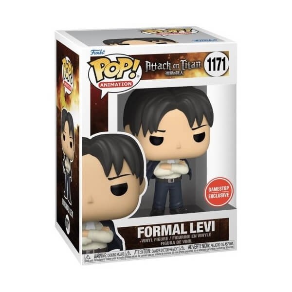 Funko POP Animation Attack on Titan - Formal Levi 1171 Vinyl Figure Gamestop Exclusive
