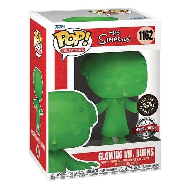 Funko POP Television The Simpsons - Glowing Mr.Burns 1162 Glow Chase Vinyl Figure Exclusive